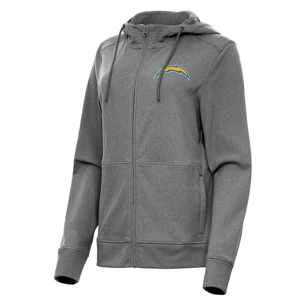 Antigua Women's Seeker Full-Zip Hoodie Jacket - Los Angeles Chargers Hoodies