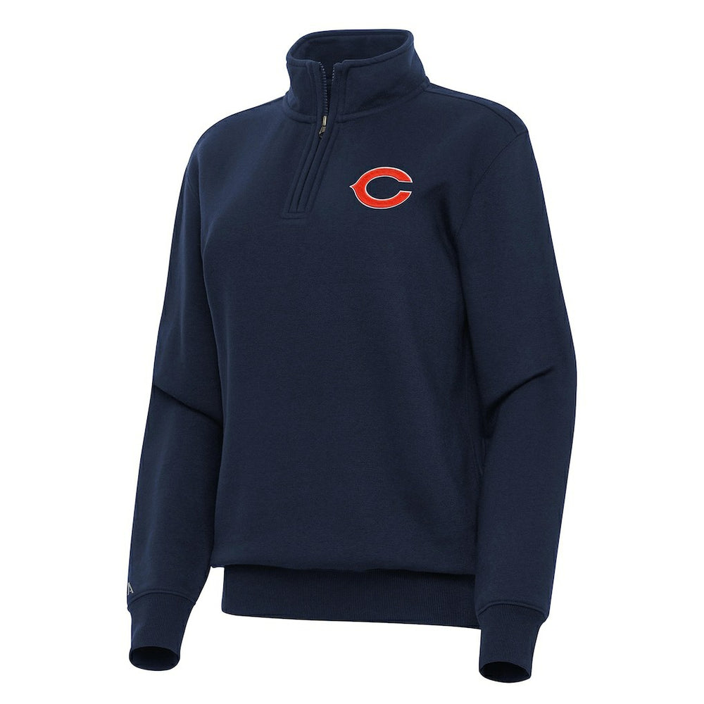 Antigua Women's Victory Quarter-Zip Top - Chicago Bears Tops