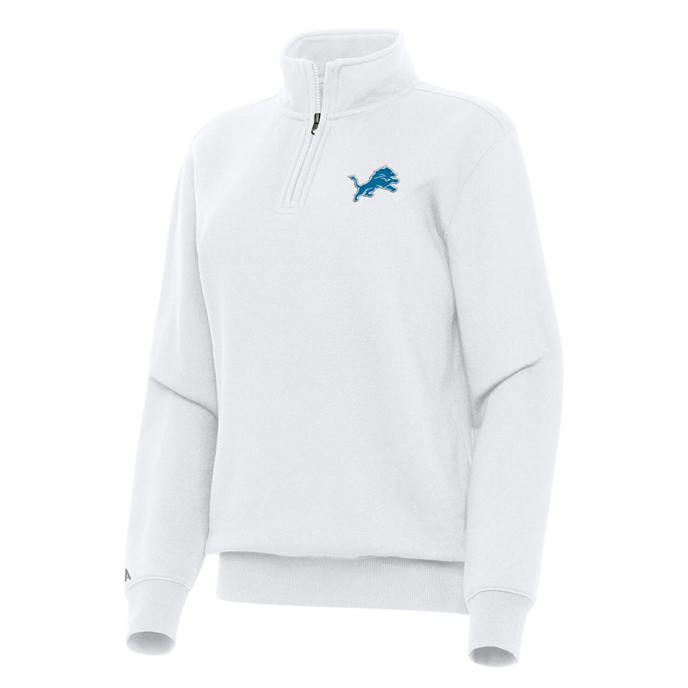 Antigua Women's Victory Quarter-Zip Top - Detroit Lions Tops