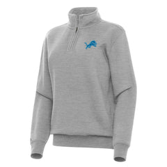 Antigua Women's Victory Quarter-Zip Top - Detroit Lions Tops