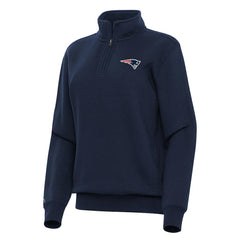 Antigua Women's Victory Quarter-Zip Top - New England Patriots Tops