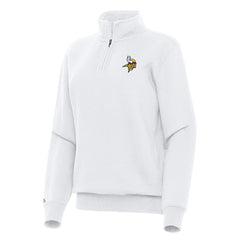 Antigua Women's Victory Quarter-Zip Top - Minnesota Vikings Tops