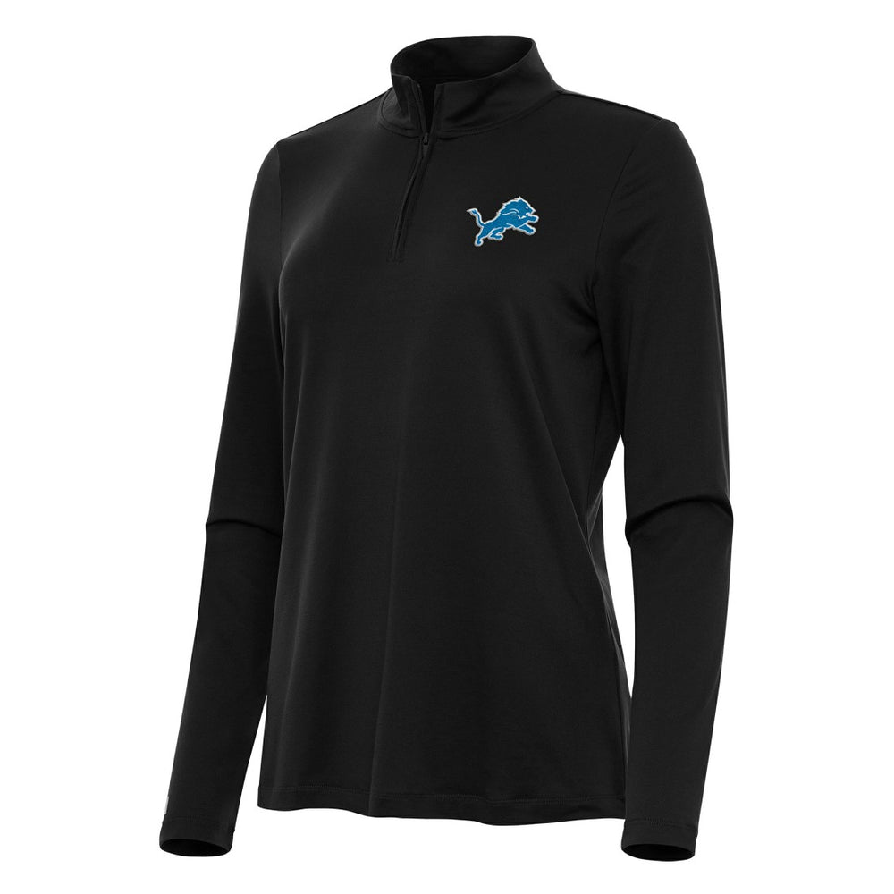 Antigua Women's Reprocess Quarter-Zip Top - Detroit Lions Tops