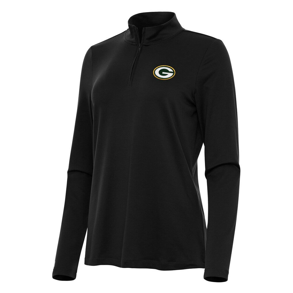 Antigua Women's Reprocess Quarter-Zip Top - Green Bay Packers Tops