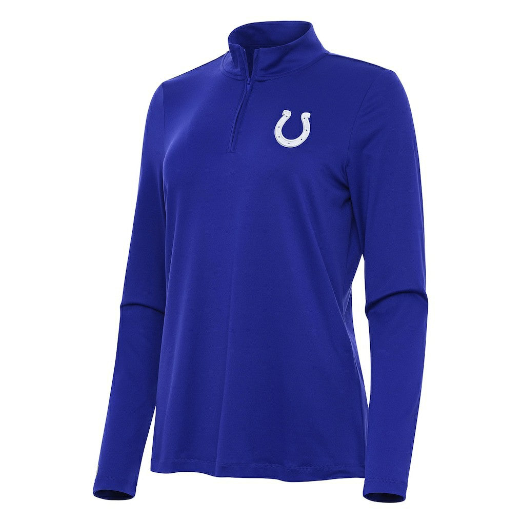 Antigua Women's Reprocess Quarter-Zip Top - Indianapolis Colts Tops