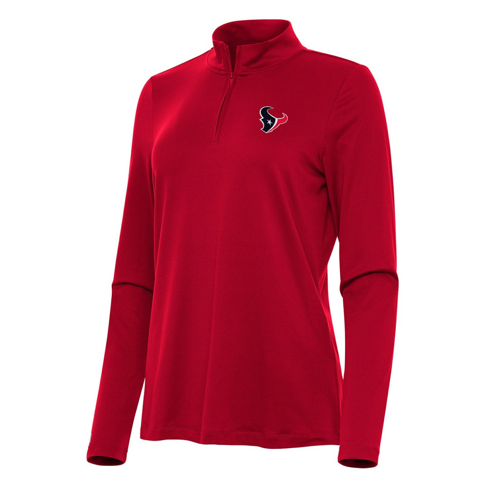 Antigua Women's Reprocess Quarter-Zip Top - Houston Texans Tops