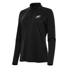 Antigua Women's Reprocess Quarter-Zip Top - Philadelphia Eagles Tops
