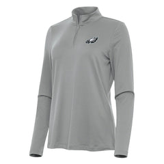 Antigua Women's Reprocess Quarter-Zip Top - Philadelphia Eagles Tops
