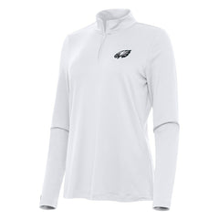 Antigua Women's Reprocess Quarter-Zip Top - Philadelphia Eagles Tops