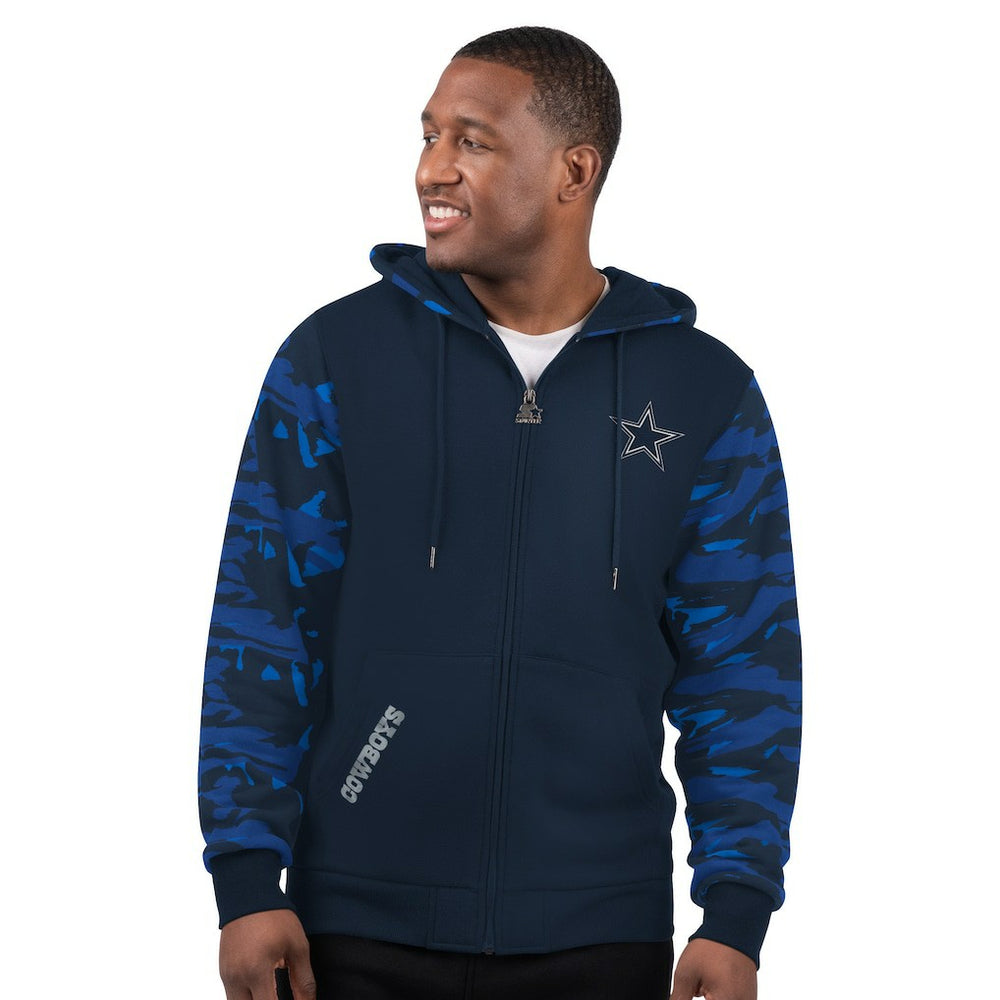 Starter Thursday Night Gridiron Full-Zip Hoodie - Dallas Cowboys Hoodies
