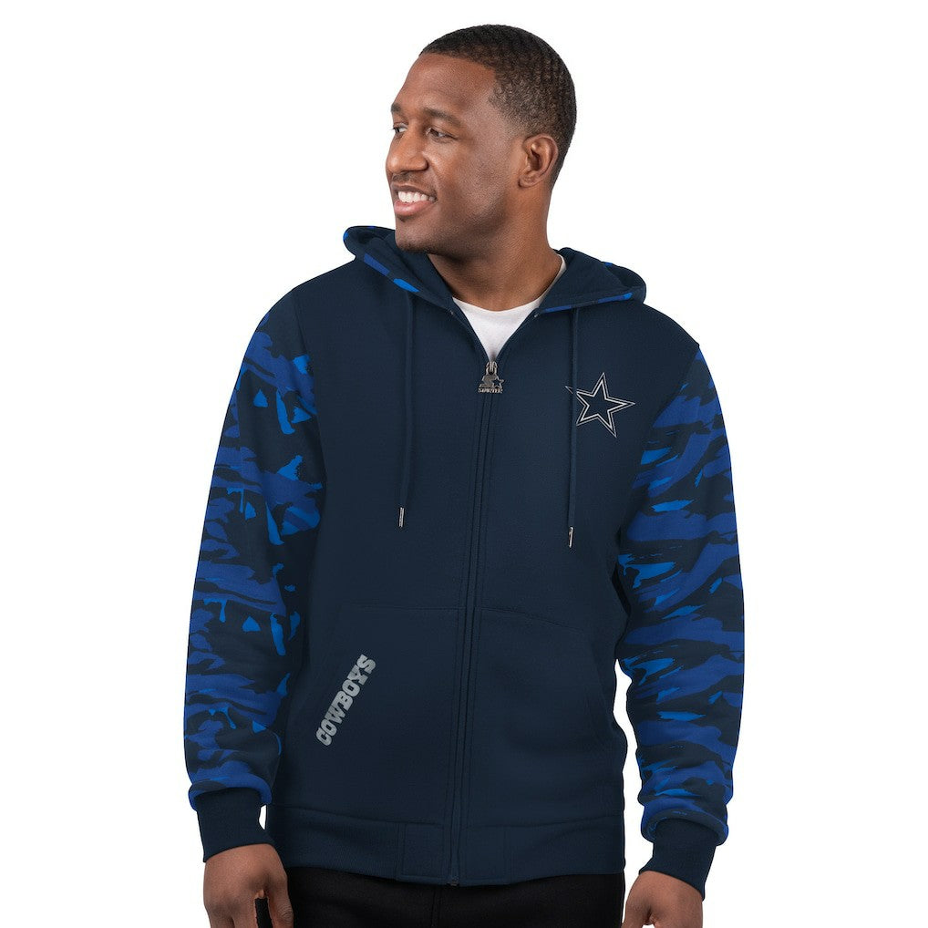 Starter Thursday Night Gridiron Full-Zip Hoodie - Dallas Cowboys Hoodies