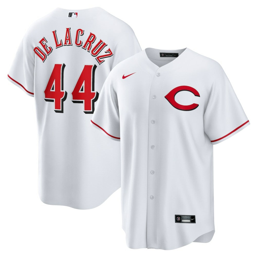 White Elly De La Cruz Cincinnati Reds Nike Alternate 2 Replica Jersey