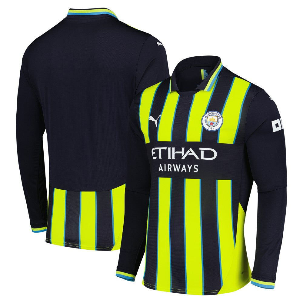Manchester City 2024/25 Away Replica Long Sleeve Jersey