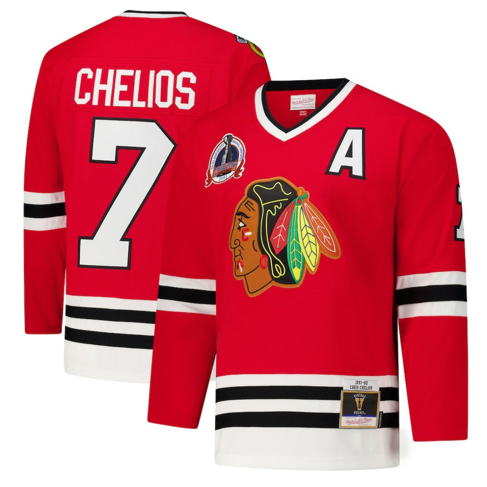 NHL Chris Chelios Chicago Blackhawks 1991-92 Power Play Jersey
