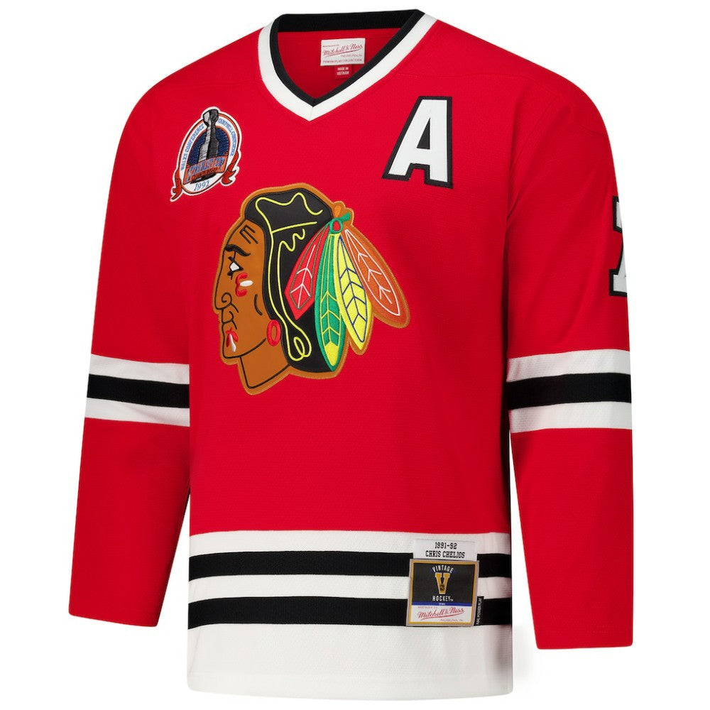 NHL Chris Chelios Chicago Blackhawks 1991-92 Power Play Jersey