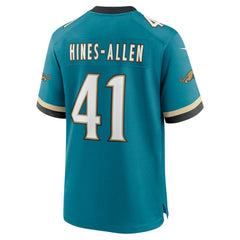 Josh Hines-Allen  Prowler Throwback Player Game Jersey - Jacksonville Jaguars Jerseys