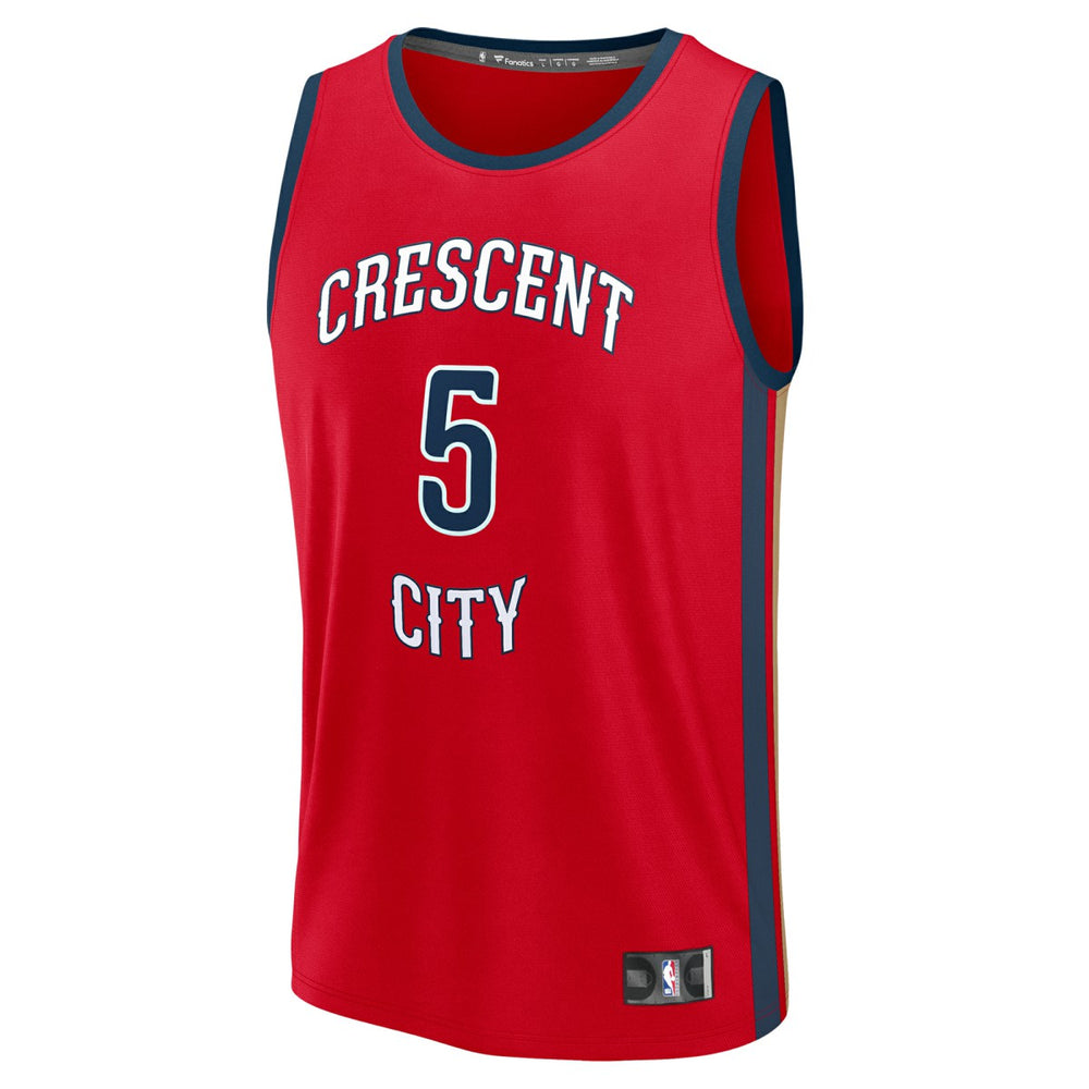 Fanatics Dejounte Murray New Orleans Pelicans Youth Fast Break Replica Player Jersey