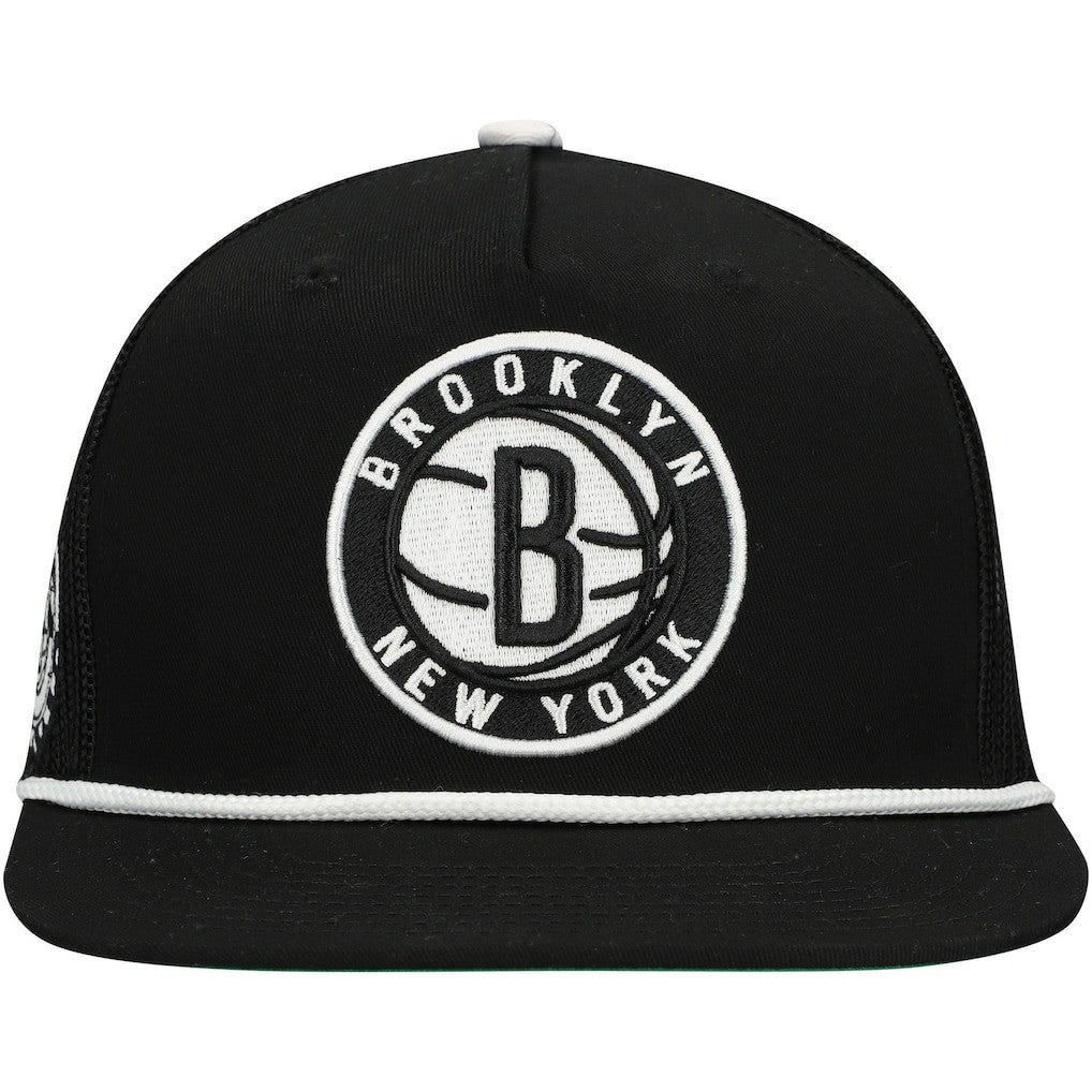 Mitchell & Ness Brooklyn Nets Roper Trucker Snapback Hat