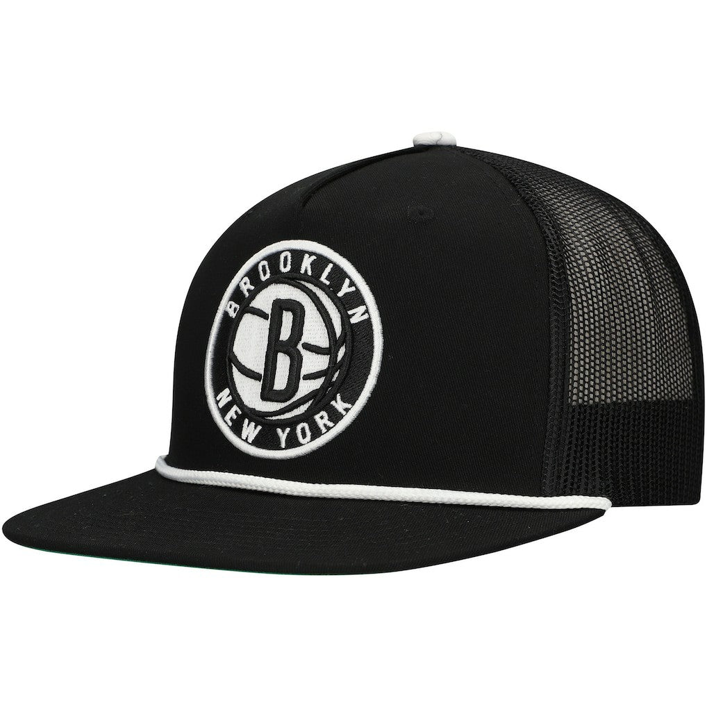 Mitchell & Ness Brooklyn Nets Roper Trucker Snapback Hat