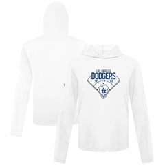 White Los Angeles Dodgers Levelwear Anthem Home Field Pullover Hoodie