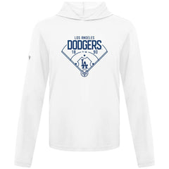 White Los Angeles Dodgers Levelwear Anthem Home Field Pullover Hoodie
