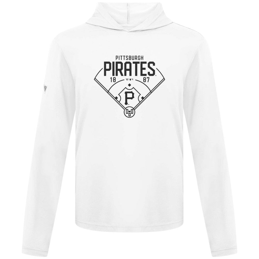 White Pittsburgh Pirates Levelwear Anthem Home Field Pullover Hoodie
