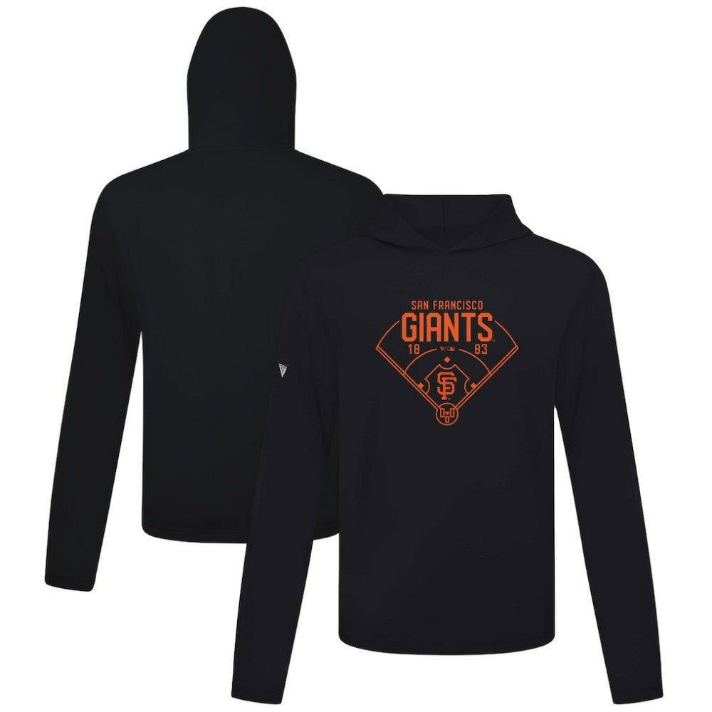 Black San Francisco Giants Levelwear Anthem Home Field Pullover Hoodie