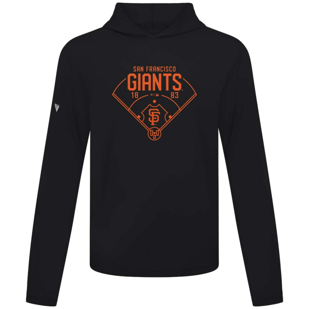 Black San Francisco Giants Levelwear Anthem Home Field Pullover Hoodie