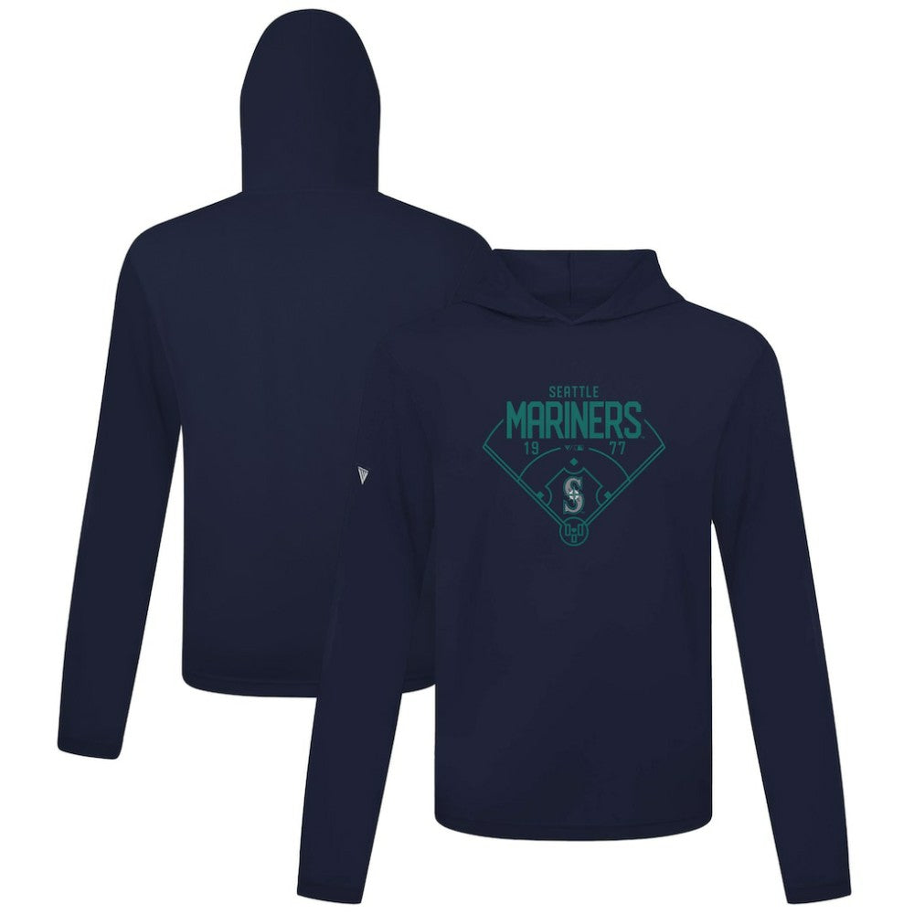 Navy Seattle Mariners Levelwear Anthem Home Field Pullover Hoodie