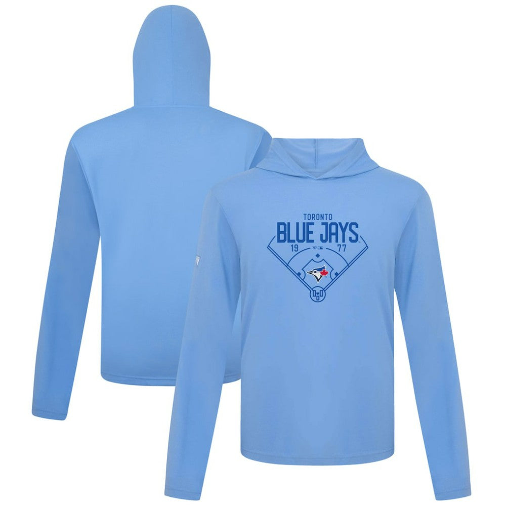 Light Blue Toronto Blue Jays Levelwear Anthem Home Field Pullover Hoodie