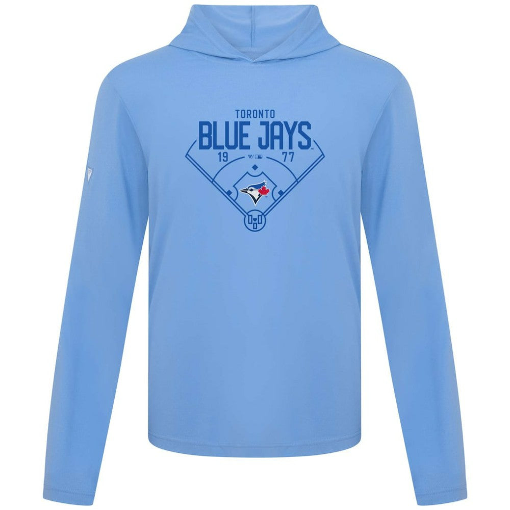 Light Blue Toronto Blue Jays Levelwear Anthem Home Field Pullover Hoodie