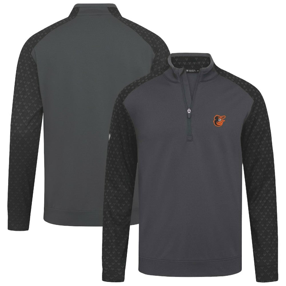 Charcoal Baltimore Orioles Levelwear Aztec Insignia 2.0 Quarter-Zip Pullover Top