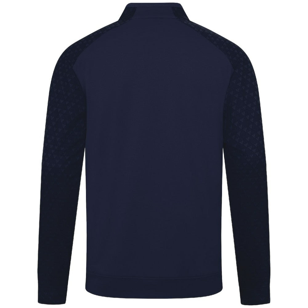 Navy Chicago Cubs Levelwear Aztec Insignia 2.0 Quarter-Zip Pullover Top