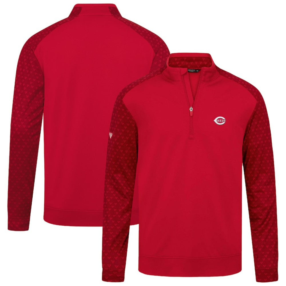 Red Cincinnati Reds Levelwear Aztec Insignia 2.0 Quarter-Zip Pullover Top