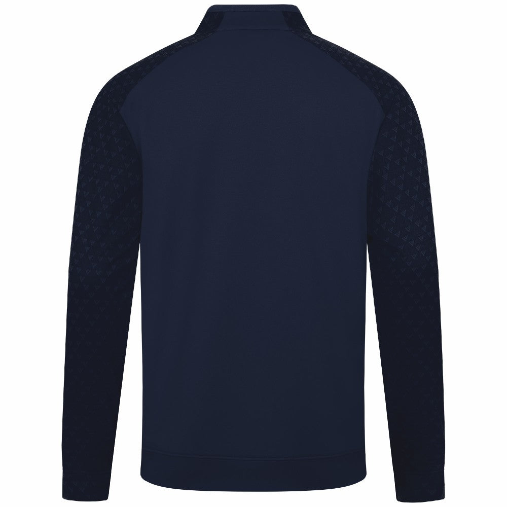 Navy Cleveland Guardians Levelwear Aztec Insignia 2.0 Quarter-Zip Pullover Top