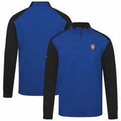 Royal New York Mets Levelwear Insignia 2.0 Quarter-Zip Pullover Top