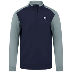 Navy New York Yankees Levelwear Insignia 2.0 Quarter-Zip Pullover Top
