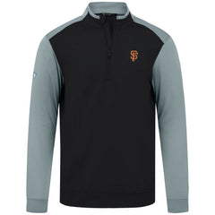 Black San Francisco Giants Levelwear Insignia 2.0 Quarter-Zip Pullover Top