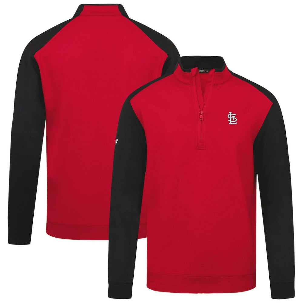 Red St. Louis Cardinals Levelwear Insignia 2.0 Quarter-Zip Pullover Top