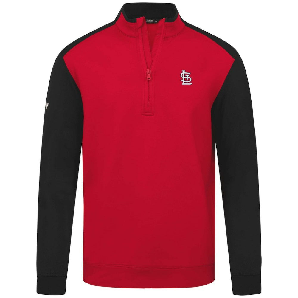 Red St. Louis Cardinals Levelwear Insignia 2.0 Quarter-Zip Pullover Top