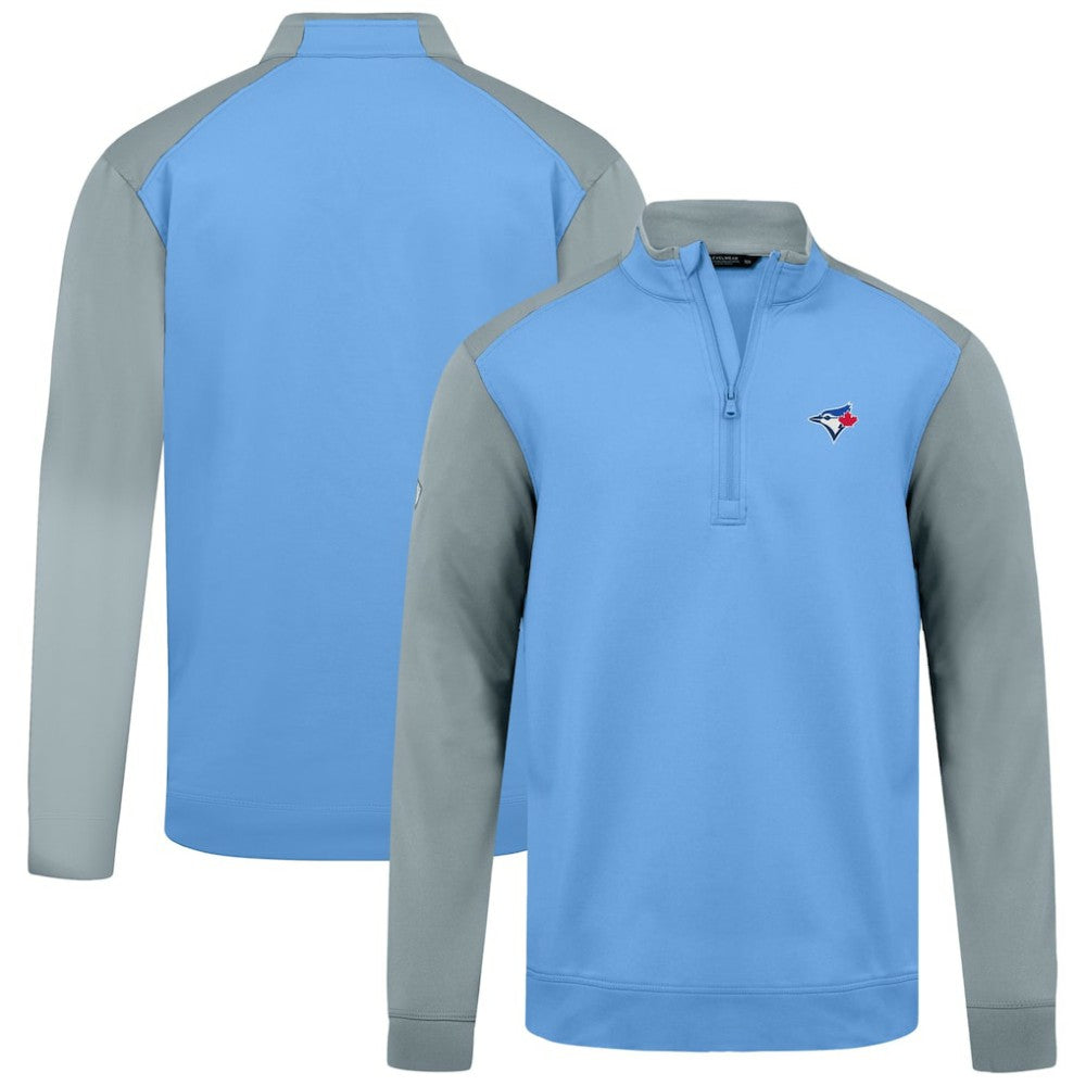 Light Blue Toronto Blue Jays Levelwear Insignia 2.0 Quarter-Zip Pullover Top