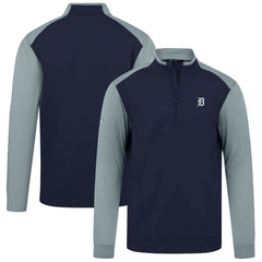 Navy Detroit Tigers Levelwear Insignia 2.0 Quarter-Zip Pullover Top