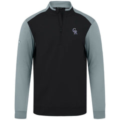 Black Colorado Rockies Levelwear Insignia 2.0 Quarter-Zip Pullover Top