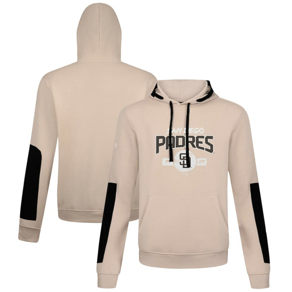 Khaki San Diego Padres Levelwear Bombay Pullover Hoodie