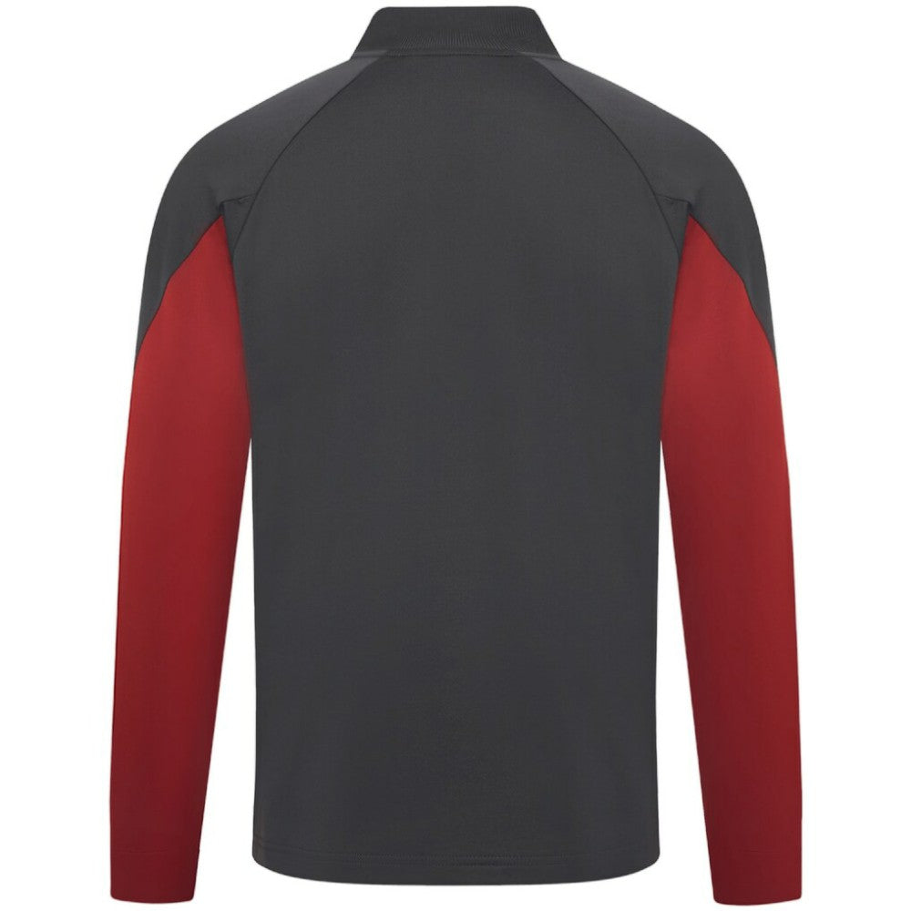Red Washington Nationals Levelwear Cadet Insignia 2.0 Raglan Quarter-Zip Jacket