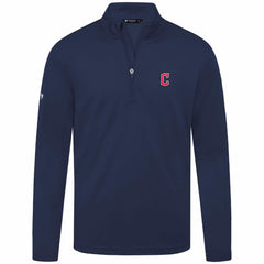 Navy Cleveland Guardians Levelwear Heron Insignia 2.0 Quarter-Zip Jacket