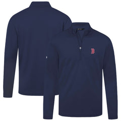 Navy Boston Red Sox Levelwear Heron Insignia 2.0 Quarter-Zip Jacket
