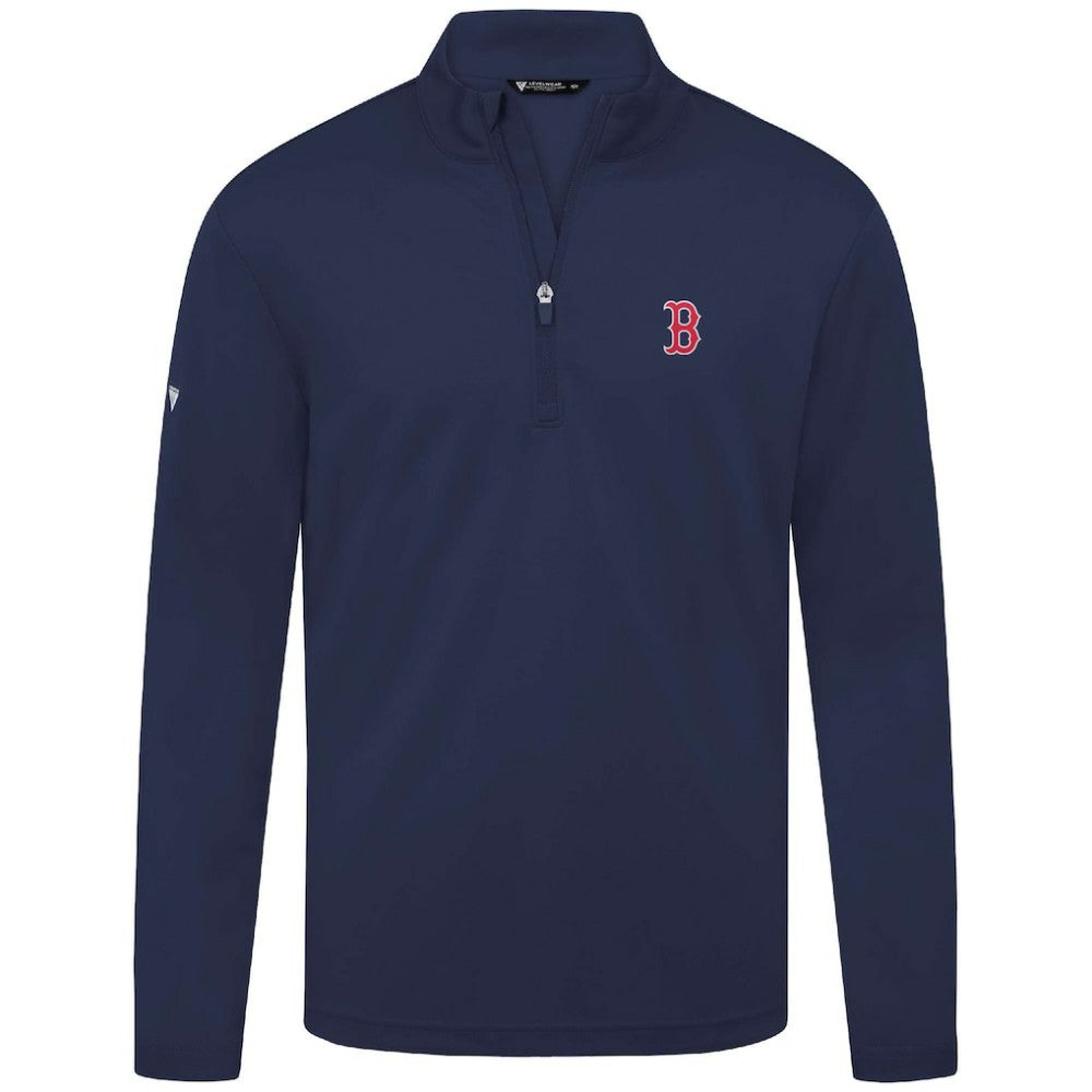 Navy Boston Red Sox Levelwear Heron Insignia 2.0 Quarter-Zip Jacket