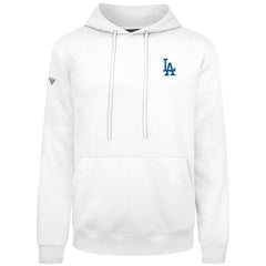 White Los Angeles Dodgers Levelwear Podium Primary Pullover Hoodie
