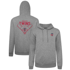 Gray Minnesota Twins Levelwear Podium Primary Pullover Hoodie